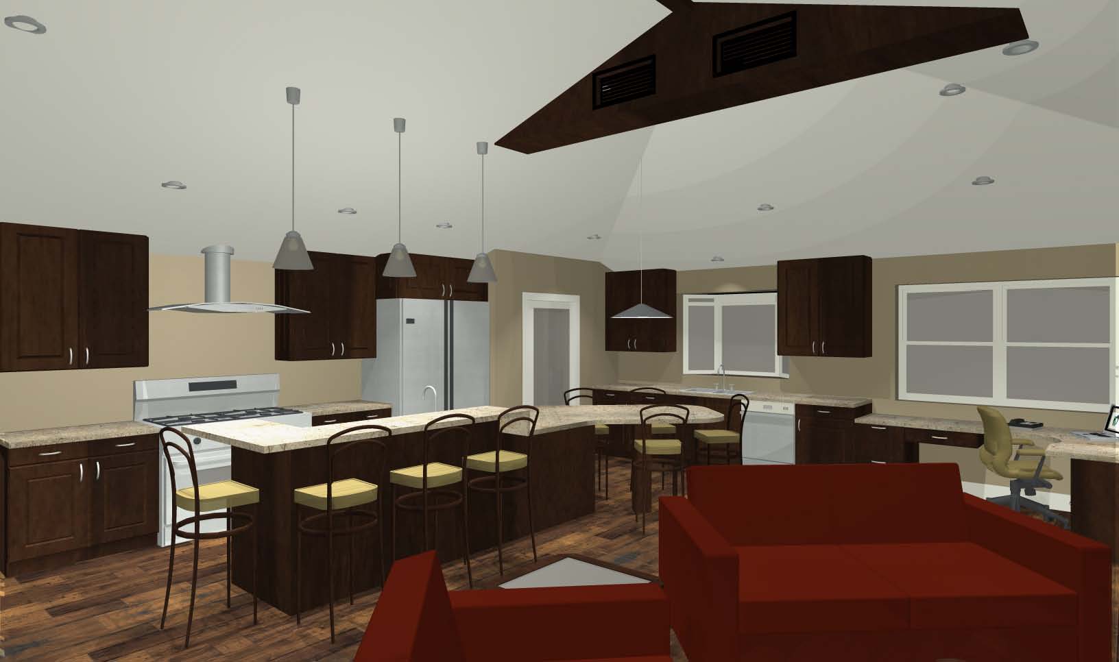 Kitchen Great Room 1