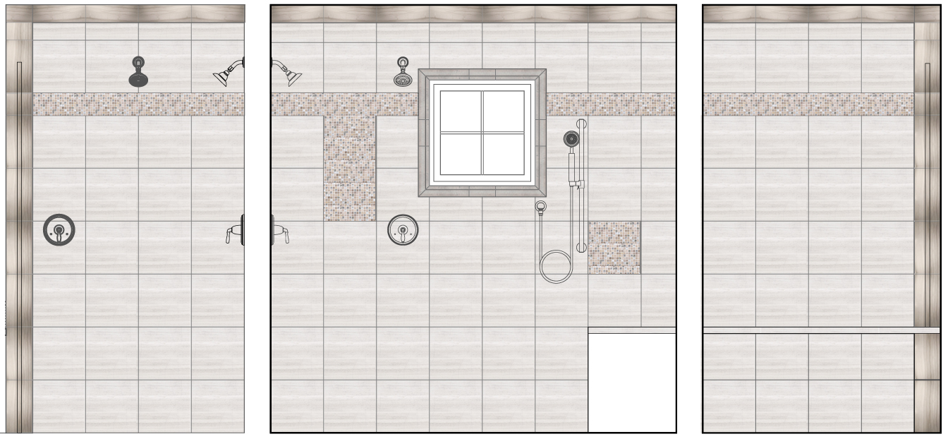Master Bath Tile Layout