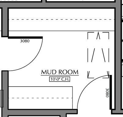 Mud Room Plan