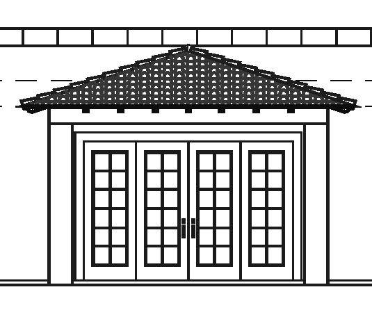 Covered Patio Elevation