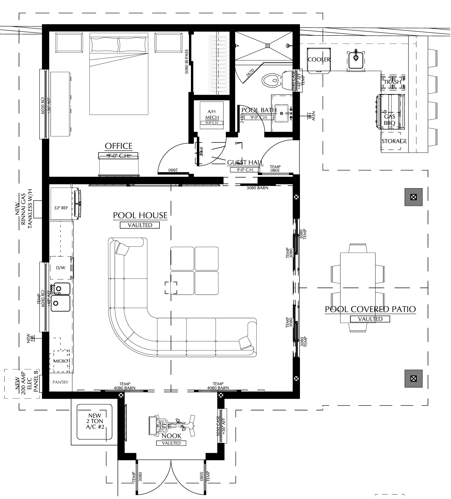 Guest House Furniture Plan