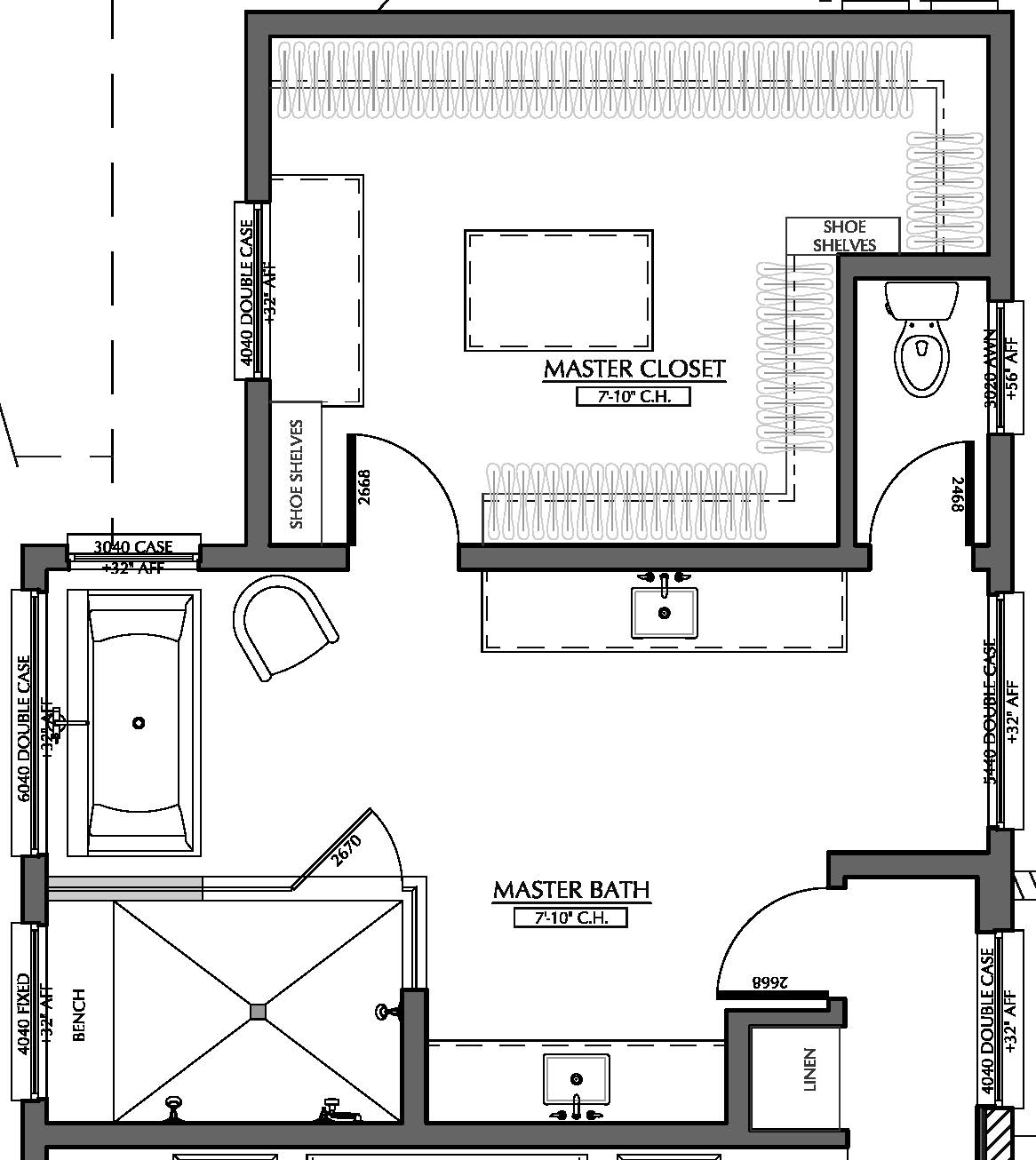 Master Bath & Closet