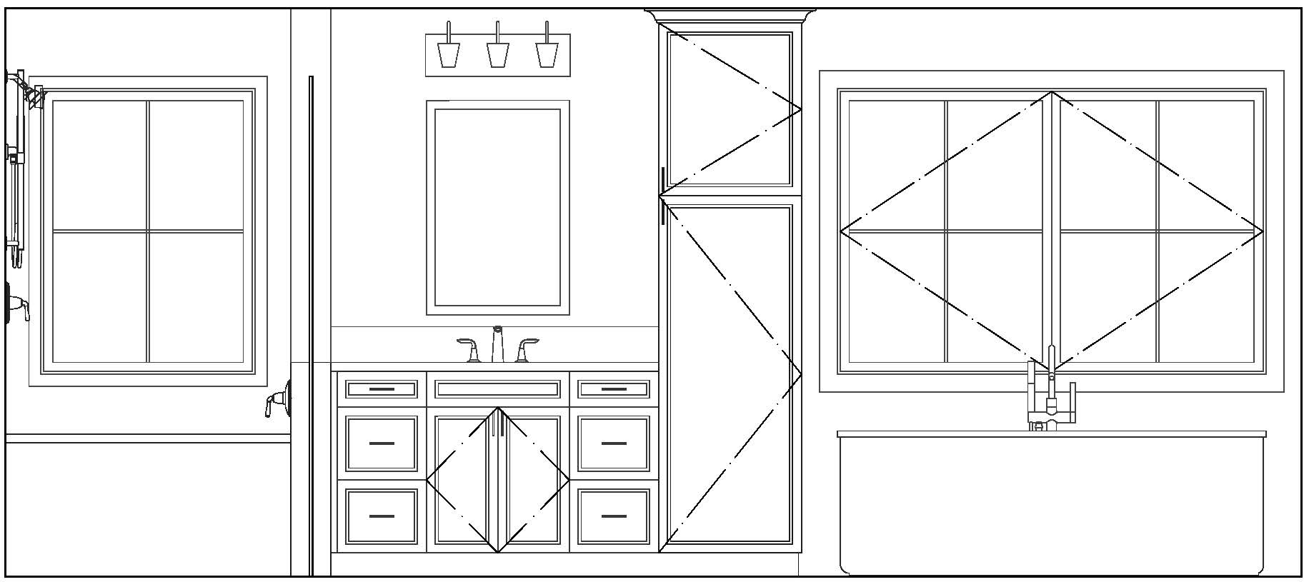 Master Tub Elevation