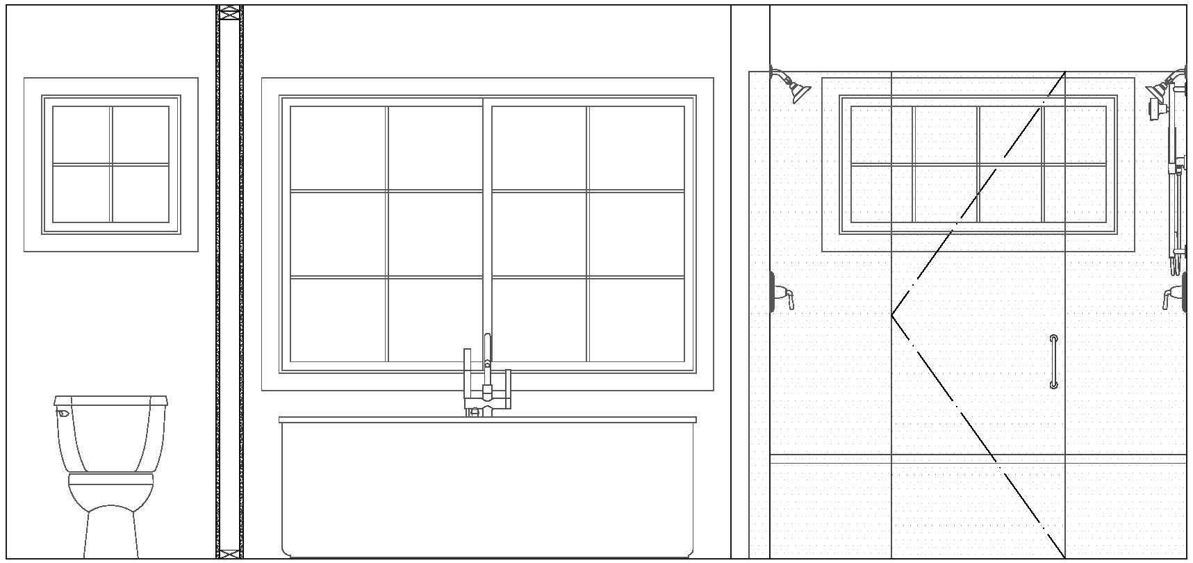 Master Tub Elevation