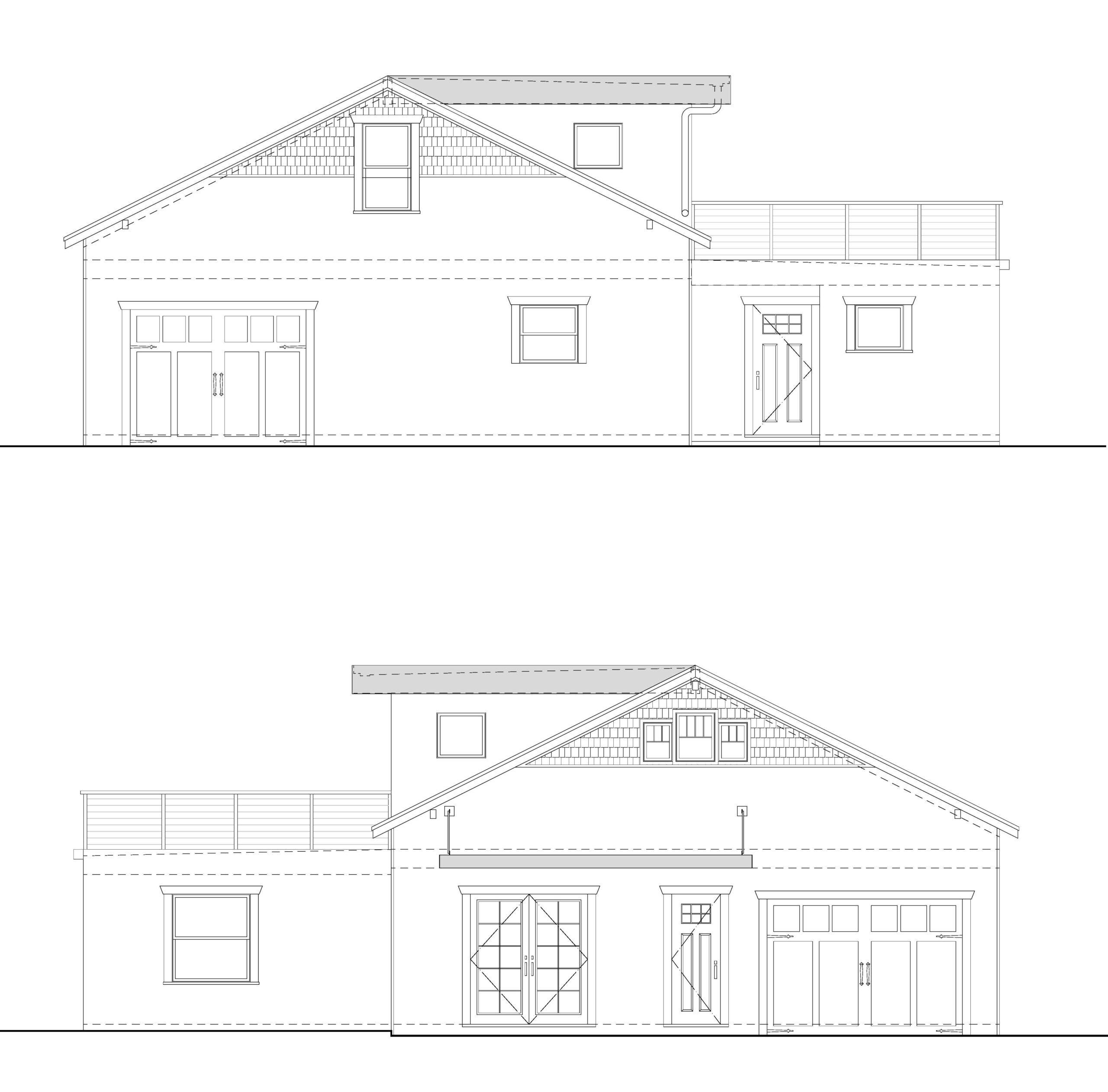 North & South Elevations
